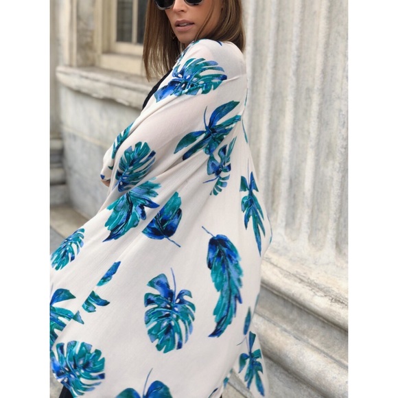 UMA Palm Leaf Kimono - Picture 3 of 7